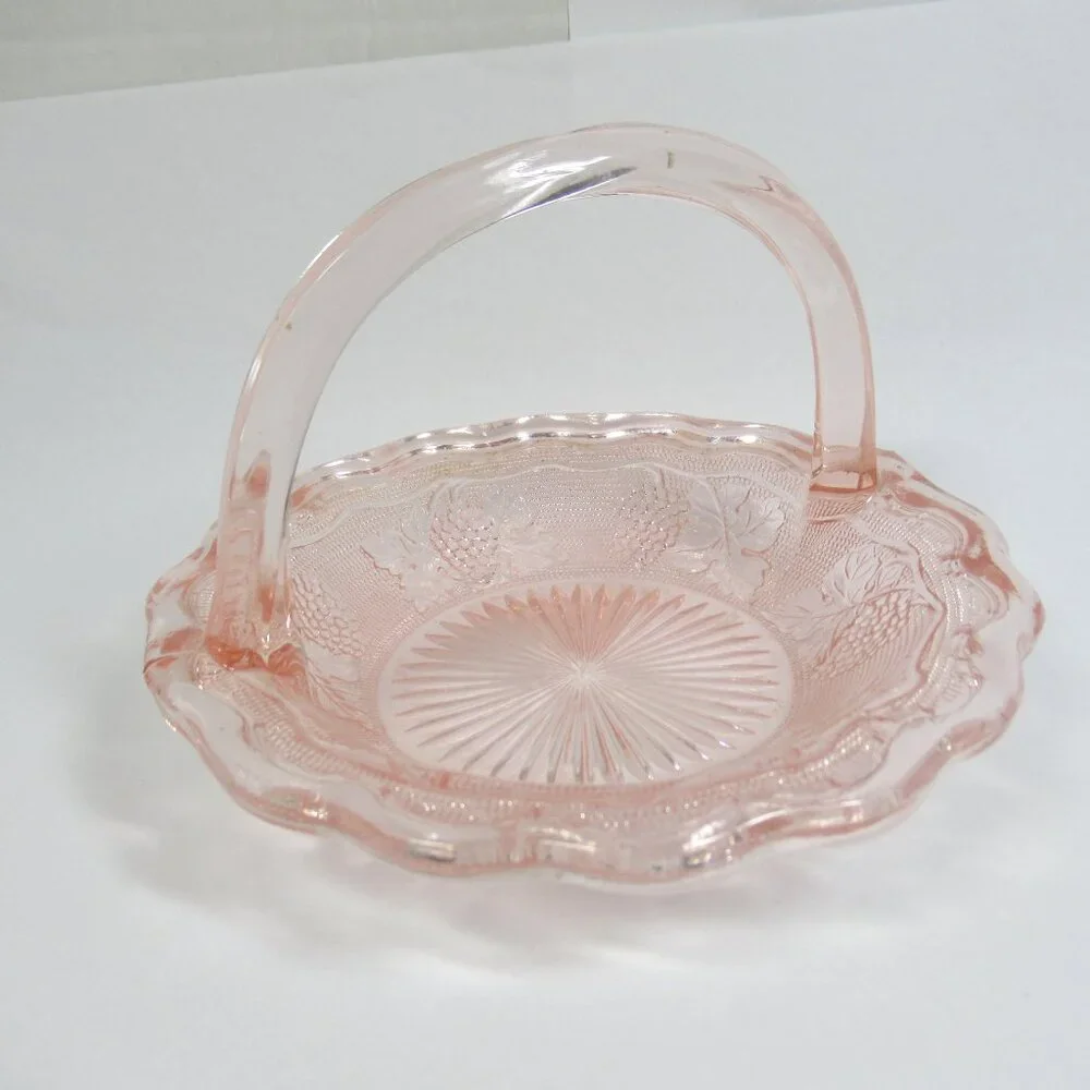 Vintage Pink Westmoreland Basket
